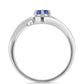 Strieborný Prsteň s Tanzanitom