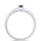 Strieborný Prsteň s Tanzanitom