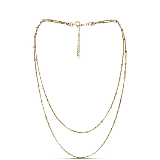 Pozlátený Strieborný Retiazka ( Náhrdelník )