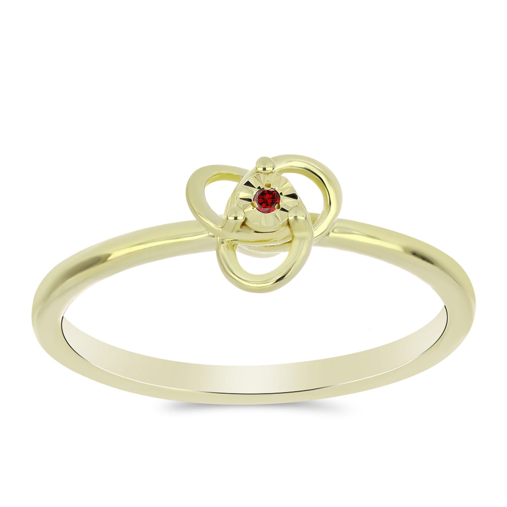 Pozlátené Strieborné Sada s Červeným Diamantom ( Náušnice+Prsteň +Prívesok ) 8 