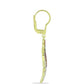 Pozlátené Strieborné Náušnice s Červeným Diamantom a Bielym Diamantom
