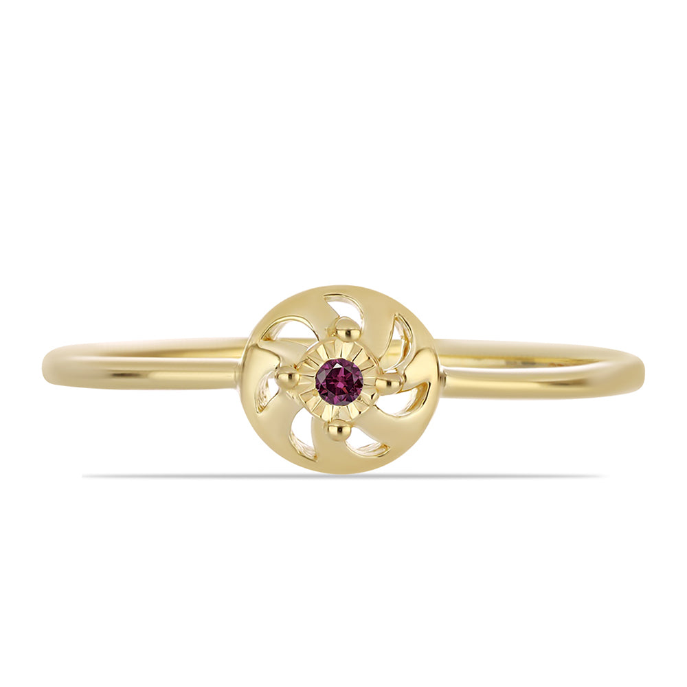 Pozlátené Strieborné Sada s Fialovým Diamantom ( Náušnice+Prsteň +Prívesok )