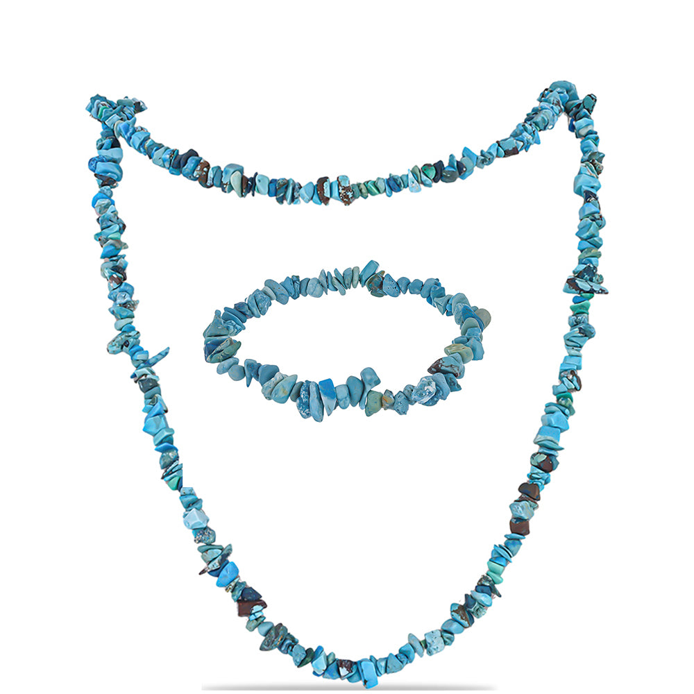 Nugetové Sada s Ustricovým Tyrkysom ( Náhrdelník+Náramok ) 1 