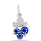 Strieborný Prívesok s Austrálskym Modrým Zafírom