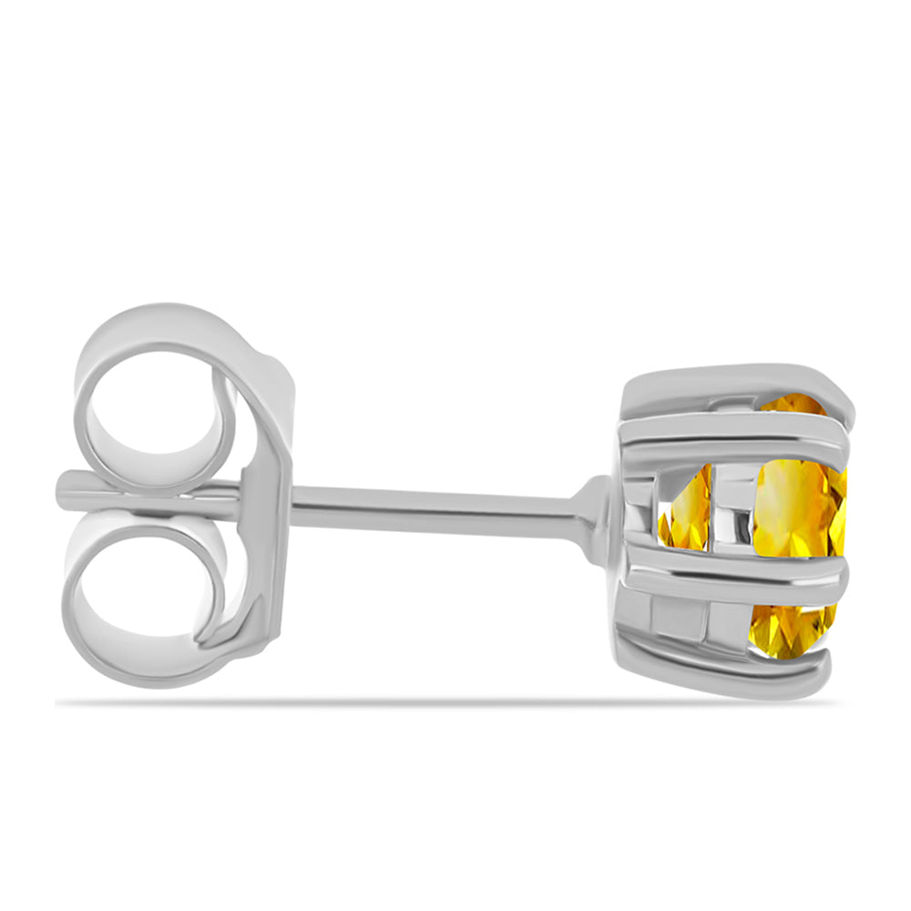 Strieborné Sada s Uralským Citrínom ( Náušnice+Prsteň )