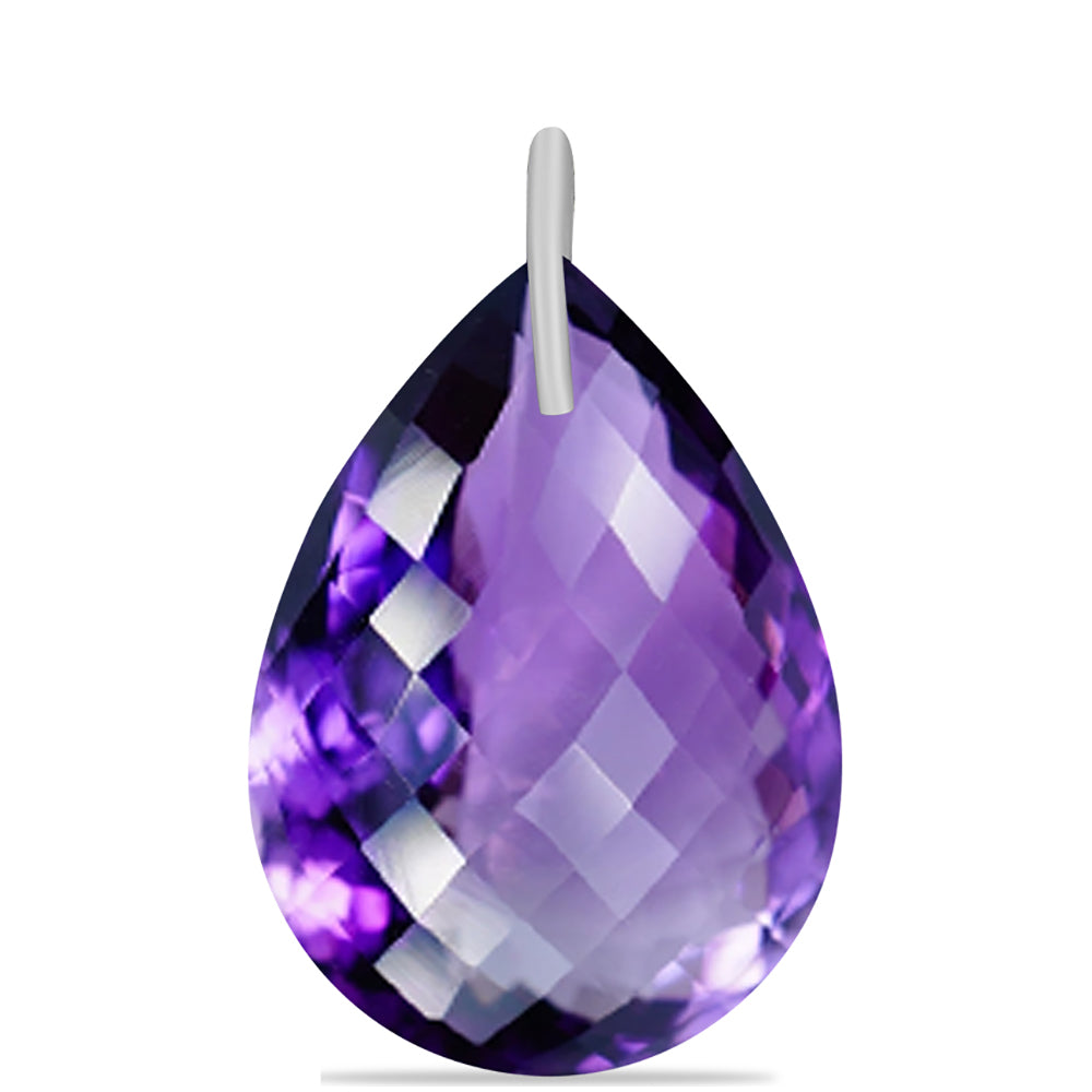 Strieborný Prívesok s Marockým Ametystom
