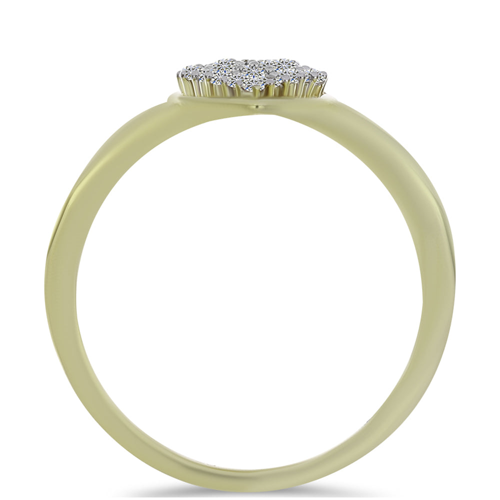 Pozlátené Strieborné Sada s Champagne Diamantom a Bielym Topásom ( Náušnice+Prsteň +Prívesok ) 6 