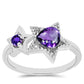 Strieborný Prsteň s Marockým Ametystom