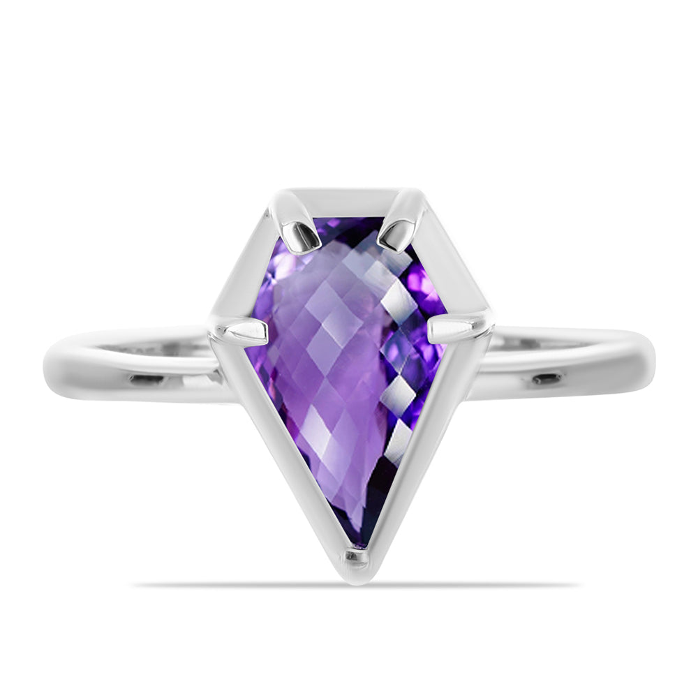 Strieborný Prsteň s Marockým Ametystom 1 