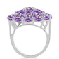 Strieborný Prsteň s Rose De France Ametystom