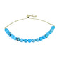 Pozlátený Strieborný Náramok s so Sleeping Beauty Tyrkysom