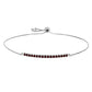 Strieborný Náramok s Bartonským Granátom