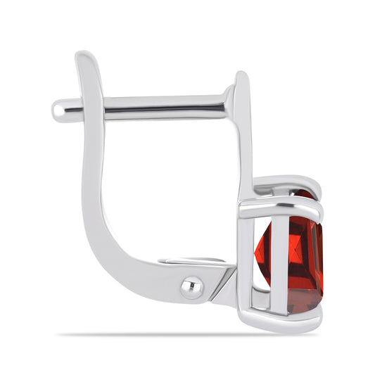 Strieborné Náušnice s Bartonským Granátom