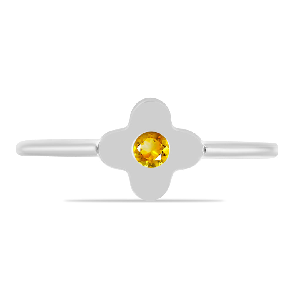 Strieborné Sada s Uralským Citrínom ( Náušnice+Prsteň )