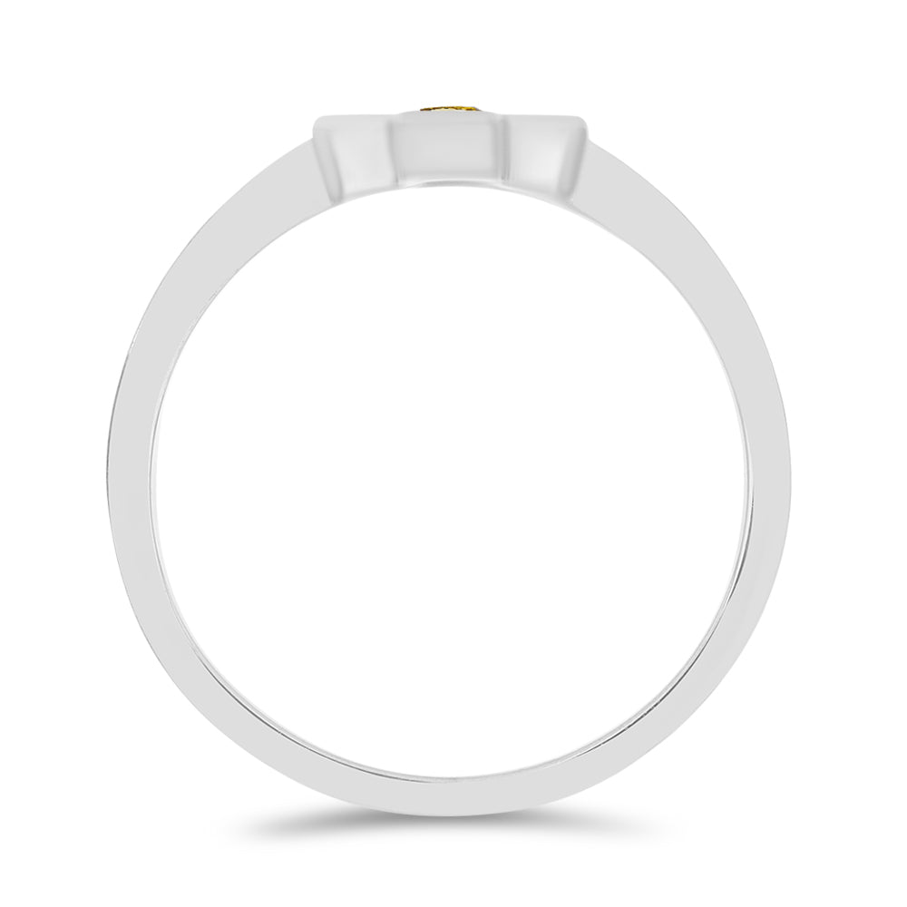 Strieborné Sada s Uralským Citrínom ( Náušnice+Prsteň ) 5 