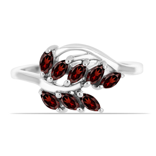 Strieborný Prsteň s Bartonským Granátom