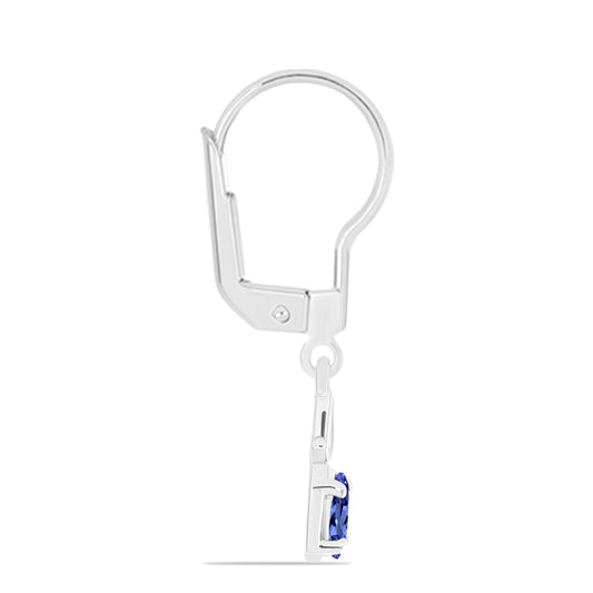 Strieborné Náušnice s Tanzanitom