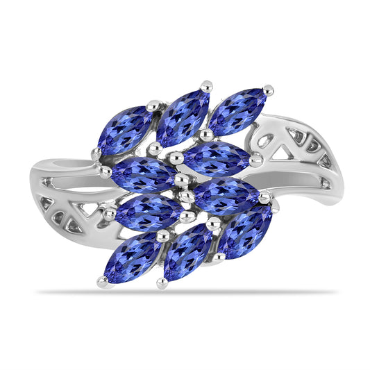 Strieborný Prsteň s Tanzanitom