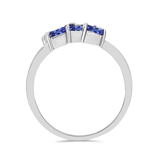 Strieborný Prsteň s Tanzanitom