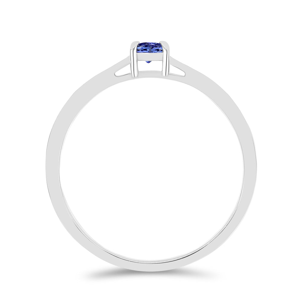 Strieborný Prsteň s Tanzanitom 2 