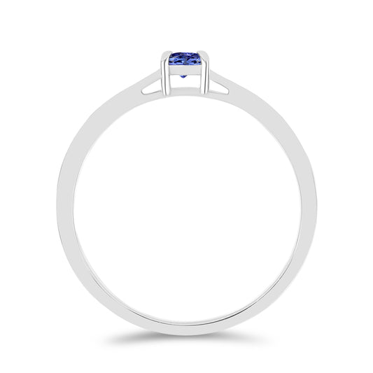 Strieborný Prsteň s Tanzanitom