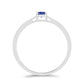 Strieborný Prsteň s Tanzanitom