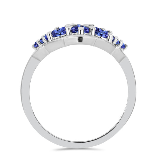 Strieborný Prsteň s Tanzanitom