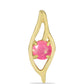 Pozlátený Strieborný Prívesok s Ružovým Etiópskym Opálom z Lega Dembi