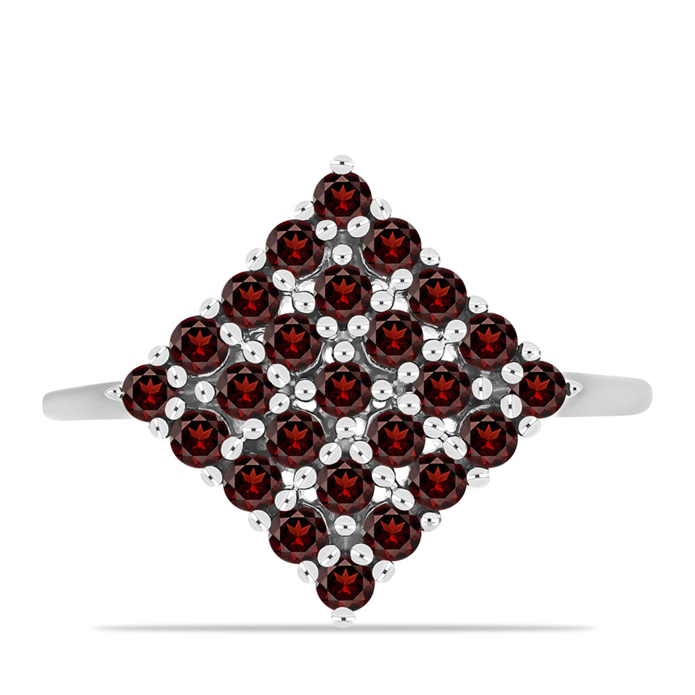 Strieborný Prsteň s Bartonským Granátom