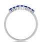 Strieborný Prsteň s Austrálskym Modrým Zafírom