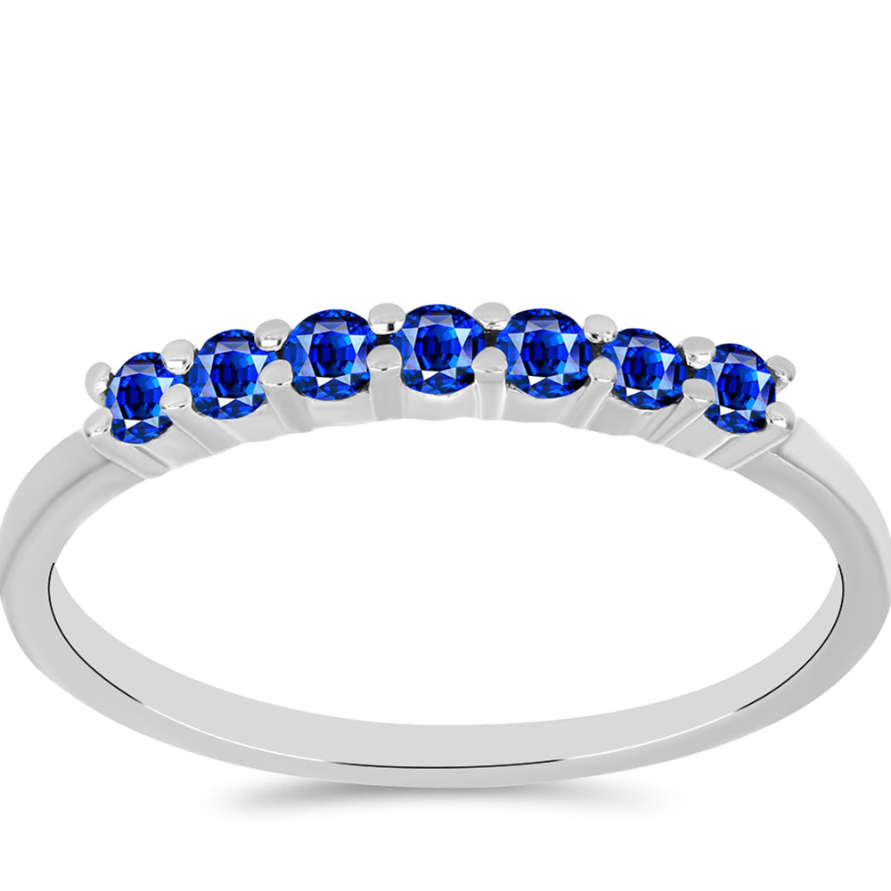 Strieborný Prsteň s Austrálskym Modrým Zafírom