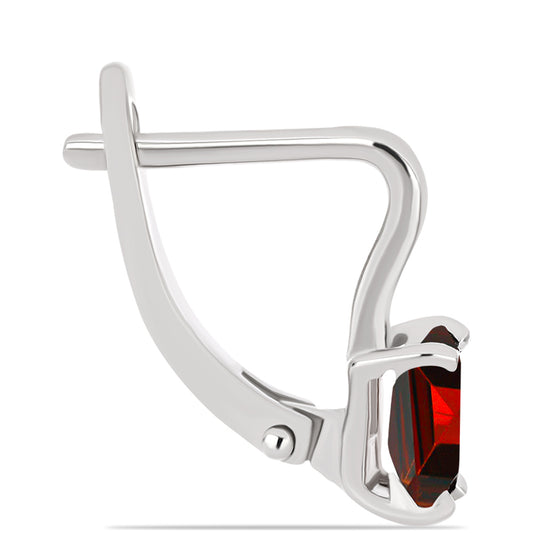 Strieborné Náušnice s Bartonským Granátom