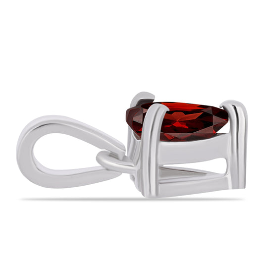 Strieborný Prívesok s Bartonským Granátom