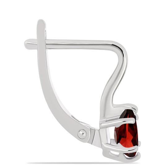 Strieborné Náušnice s Bartonským Granátom