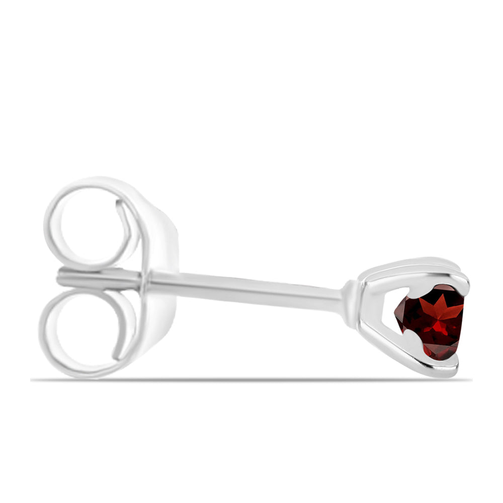 Strieborné Náušnice s Bartonským Granátom