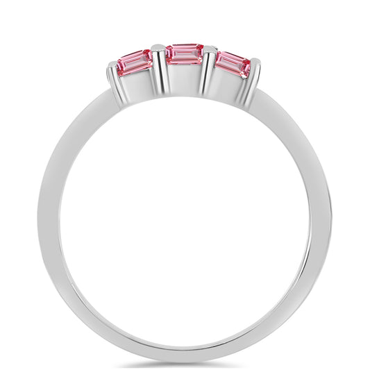 Strieborný Prsteň s Ružovým Turmalínom z Pelmadulla