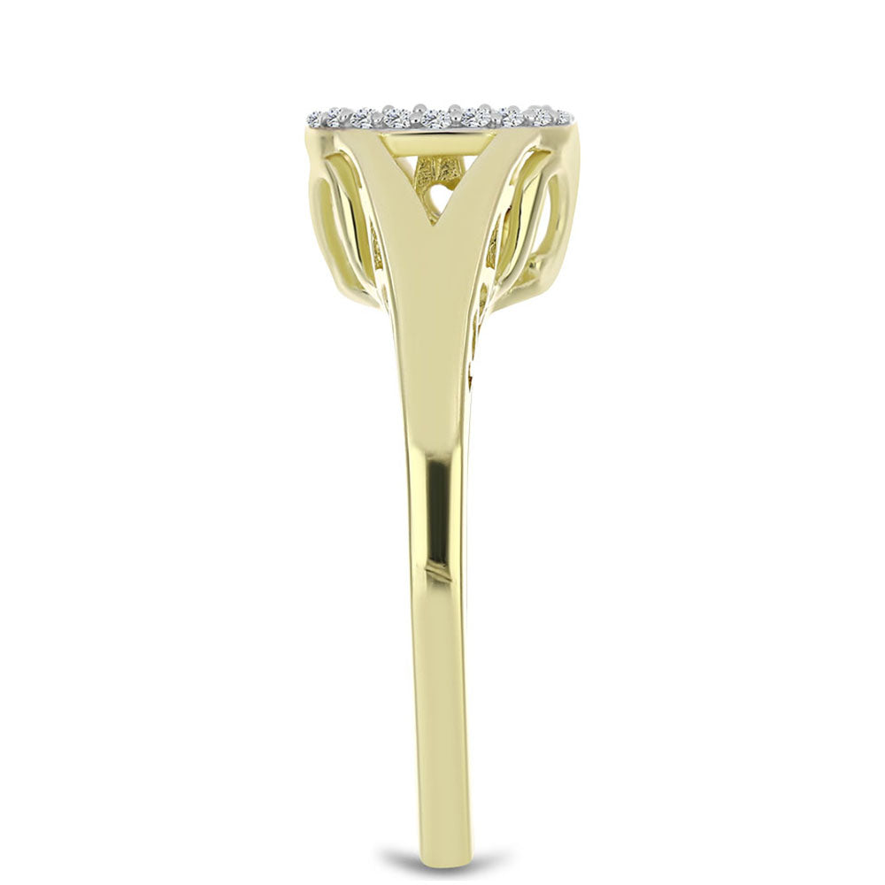 Pozlátený Strieborný Prsteň s Modrým tancujúcim diamantom a Bielym Topásom