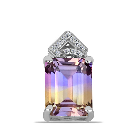 Strieborný Prívesok s Ametrinom z Anahi a Bielym Topásom