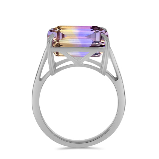 Strieborný Prsteň s Ametrinom z Anahi