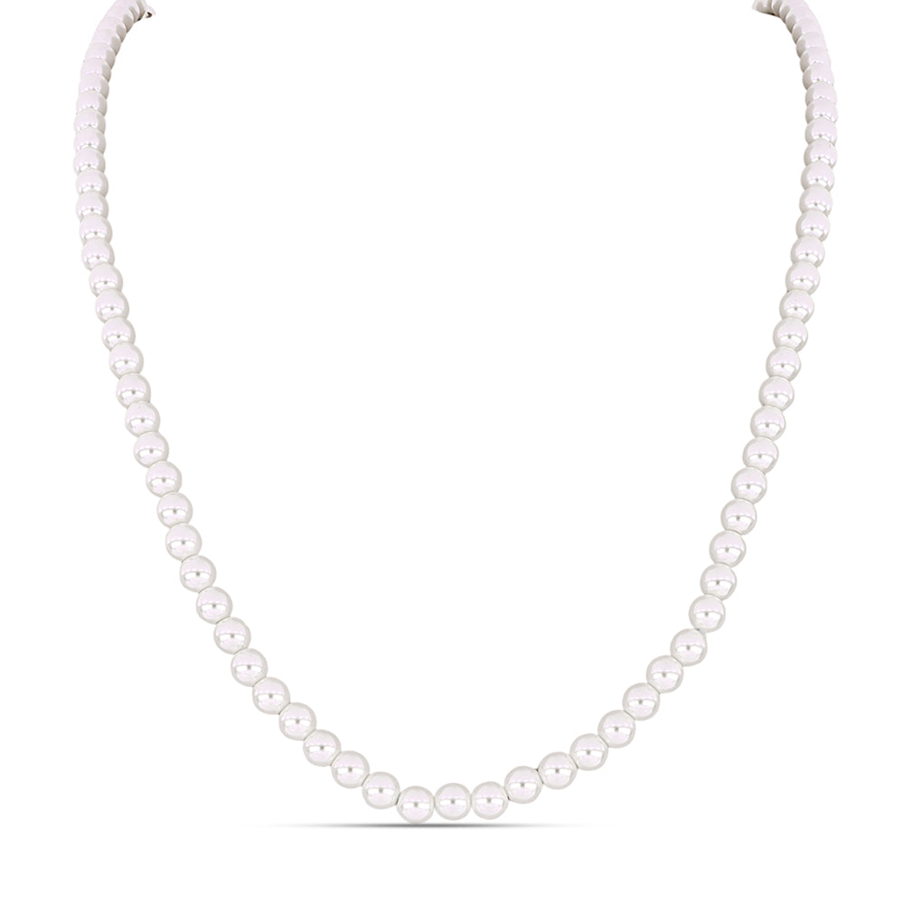 Nugetové Sada s Bielou Sladkovodnou Perlou ( Náušnice+Náramok+Prsteň )