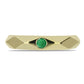 Pozlátený Strieborný Prsteň s so Zambijským Smaragdom