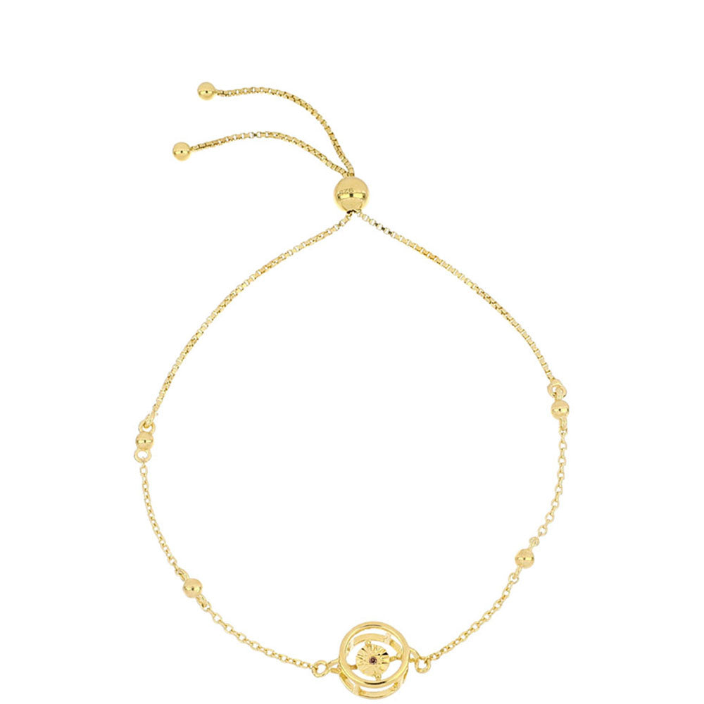 Pozlátený Strieborný Náramok s Koňakovým Diamantom 1 