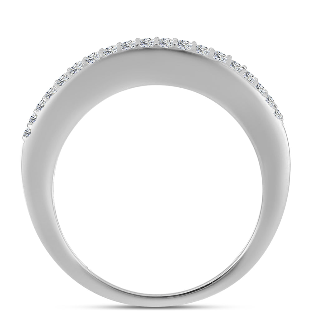 Strieborný Prsteň s Austrálskym Modrým Zafírom a Bielym Topásom 2 