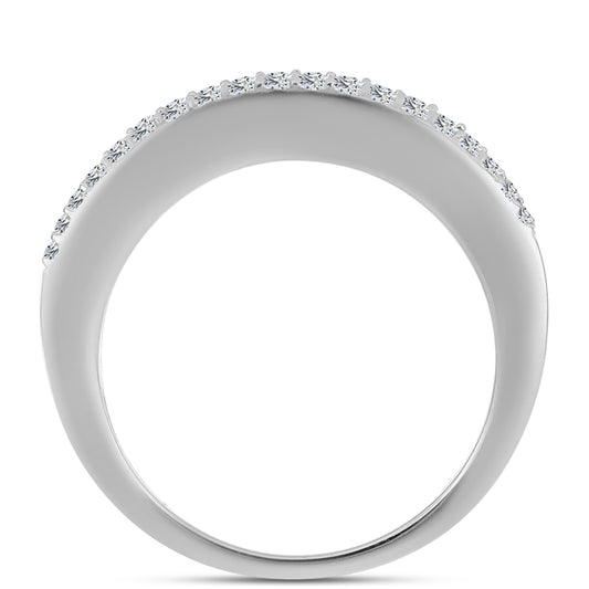 Strieborný Prsteň s Austrálskym Modrým Zafírom a Bielym Topásom