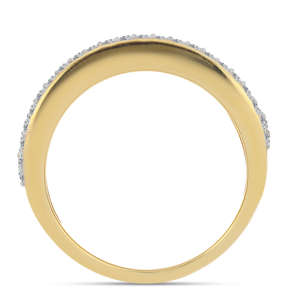 Pozlátený Strieborný Prsteň s Čiernym Ónyxom