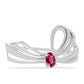 Strieborný Brošňa s Rubellitom z Cruzeira