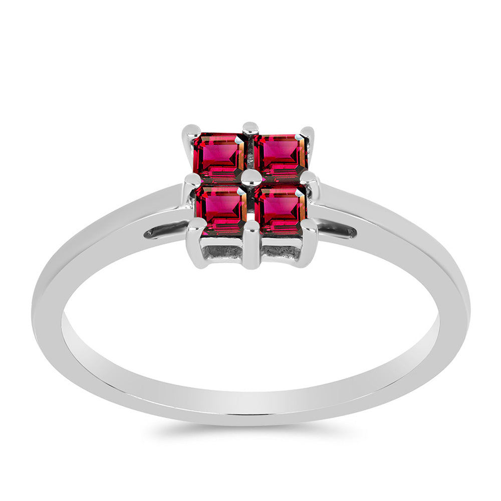 Strieborný Prsteň s Rubellitom z Cruzeira 3 