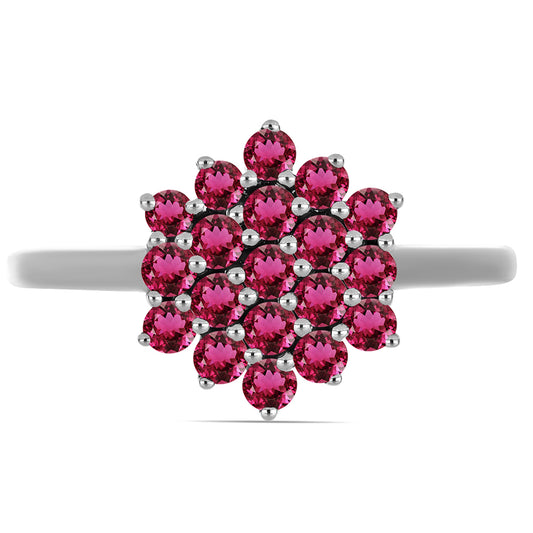 Strieborný Prsteň s Rubellitom z Cruzeira