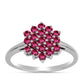 Strieborný Prsteň s Rubellitom z Cruzeira