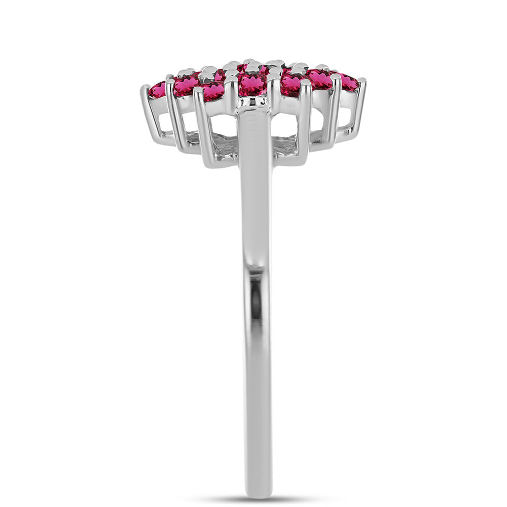 Strieborný Prsteň s Rubellitom z Cruzeira